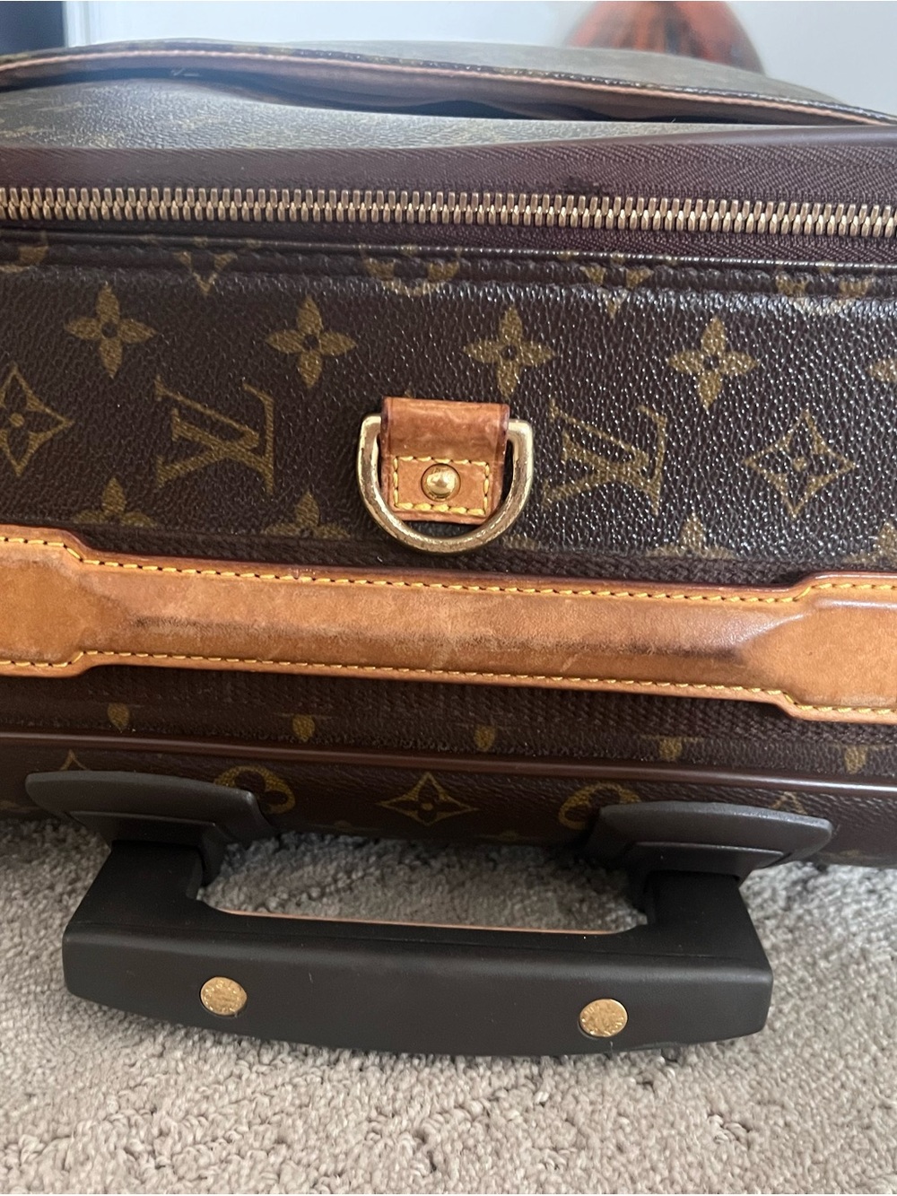 Louis Vuitton Monogram Pegase Rolling Suitcase - Vintage Carry-On - Picture 4 of 7